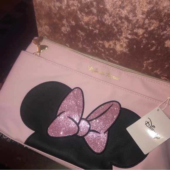 Disney Minnie Mouse pink cosmetic makeup bag - Picture 6 of 10